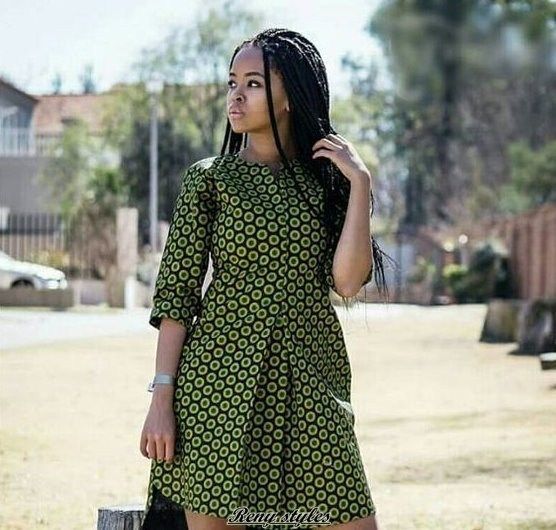 Newest shweshwe dress pictures - Reny styles