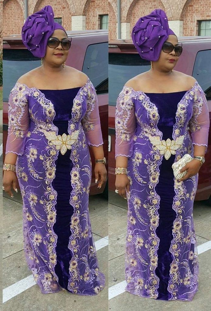 lace aso ebi styles for plus size