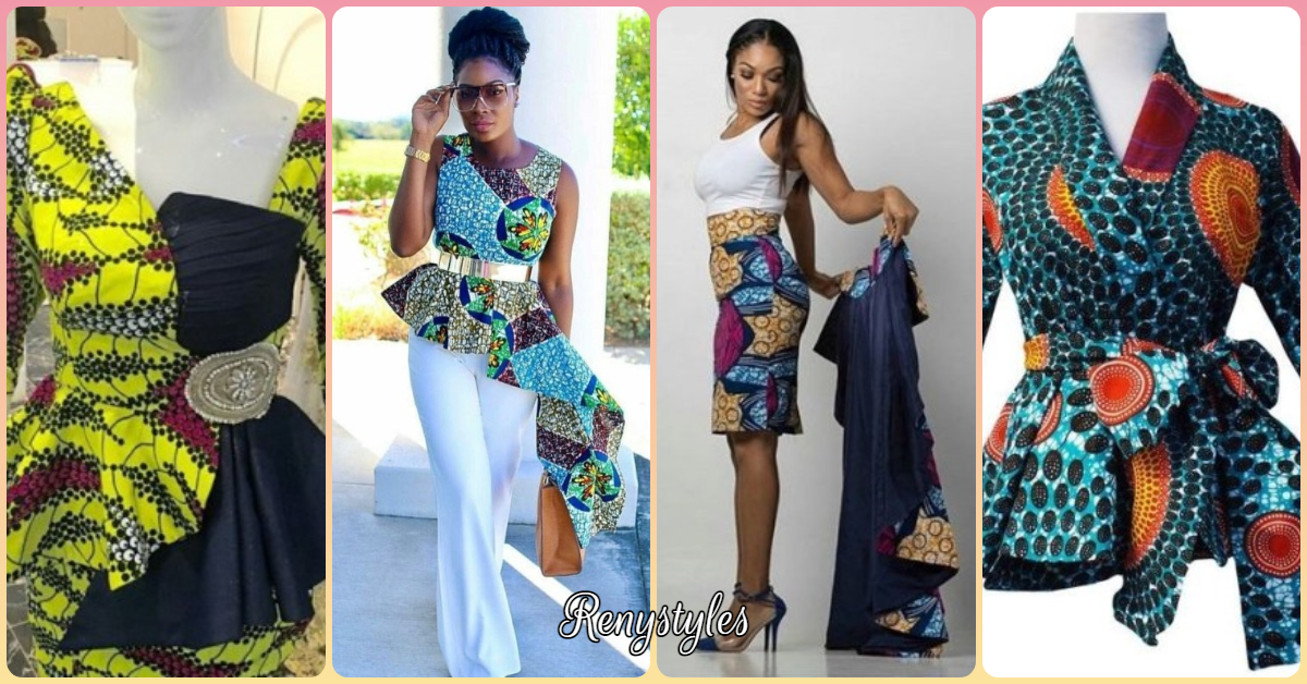 Ankara peplum clearance designs