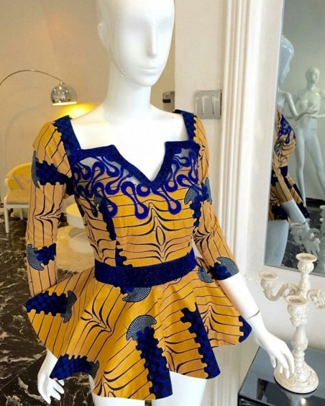 40 ANKARA PEPLUM STYLE & DESIGNS TO ROCK THIS SEASON - Reny styles