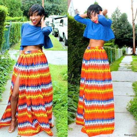 45 Latest Ankara Skirts Styles 2023 - Reny styles