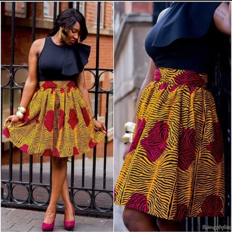 45 Latest Ankara Skirts Styles 2023 - Reny styles