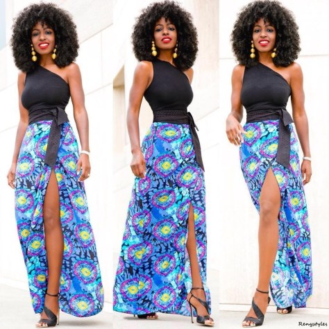 45 Latest Ankara Skirts Styles 2023 - Reny styles