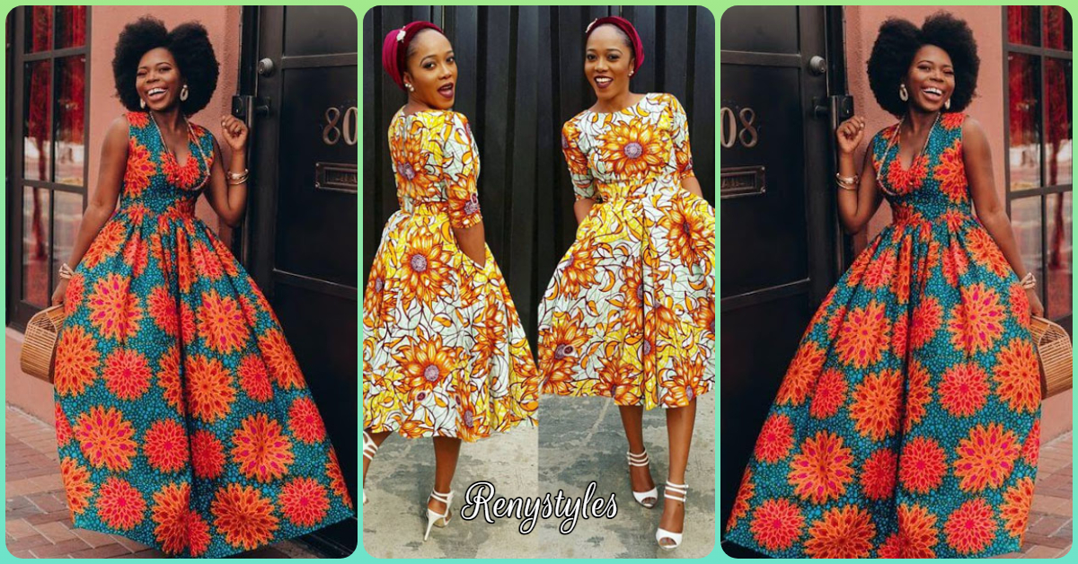 The Ghanaian dress styles - Reny styles