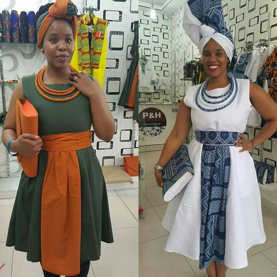 Latest Shweshwe Styles for Fashion Lovers - Reny styles