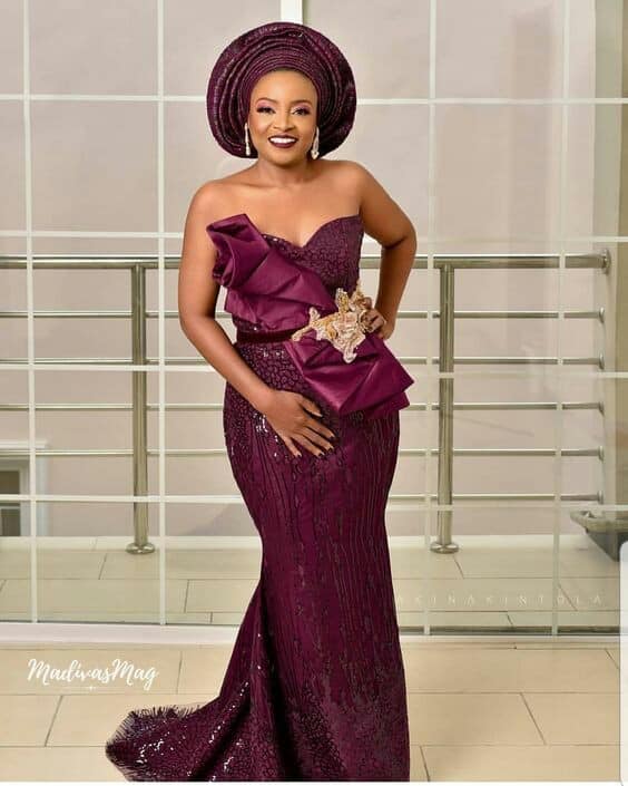 Beautiful WDN Aso Ebi Styles Wedding Guest - Reny styles