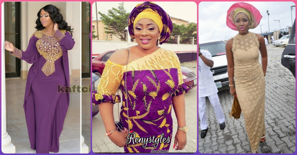 Ayo Adesanya and other In Aso-Ebi - Reny styles