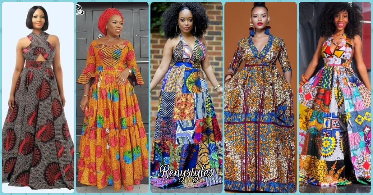 20 Ankara Maxi Gown to wear for anytime ...