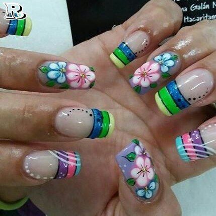 Flowers Nail Art New Idea for Spring - Reny styles