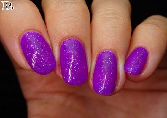 Gel Purple Nail Designs for Summer - Reny styles