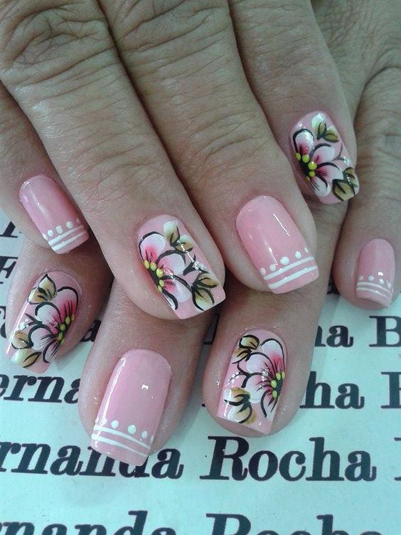 Flowers Nail Art New Idea for Spring - Reny styles