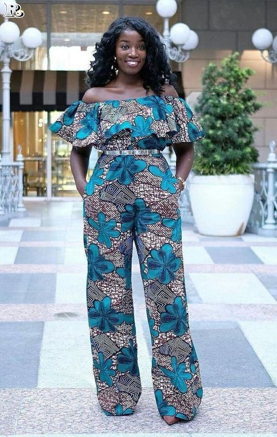 ankara wide leg pants