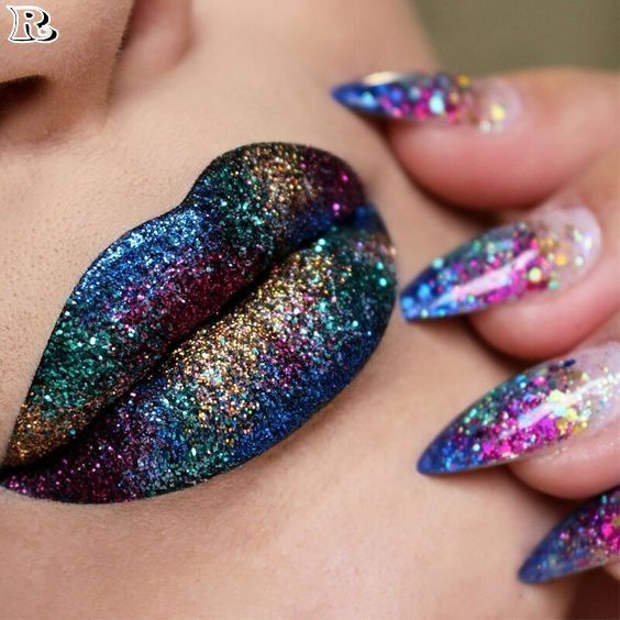 75 Creative Lip Art Designs With Super Nails - Reny styles