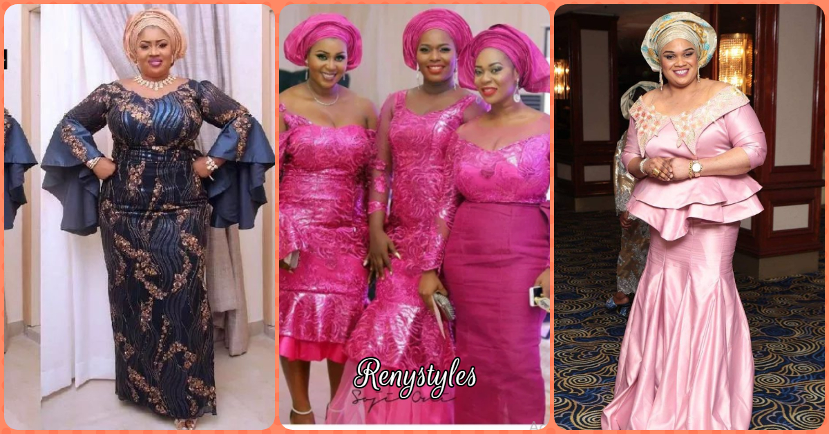 Aso ebi styles hot sale for fat ladies