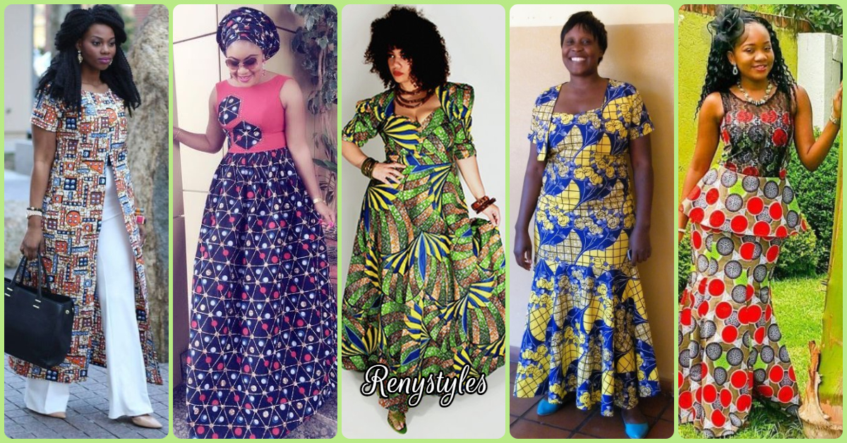 Top Zambian chitenge Dresses Reny styles