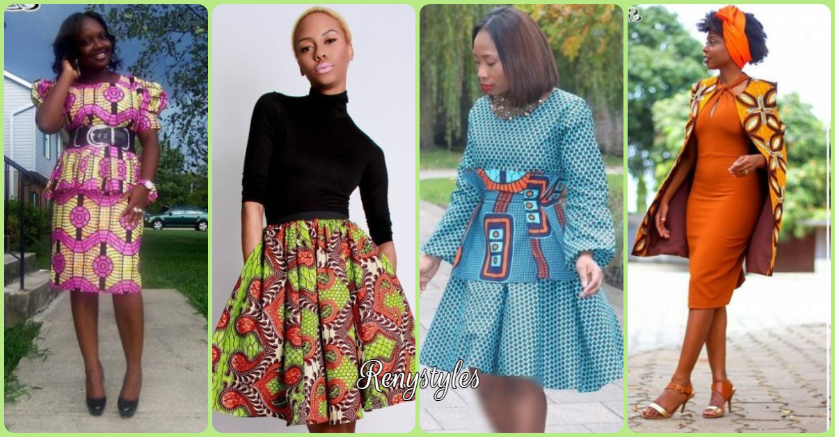 Kitenge designs outlet for office wear