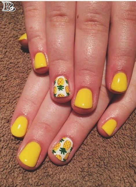 Hawaiian Flower Nail Art Designs - Reny styles