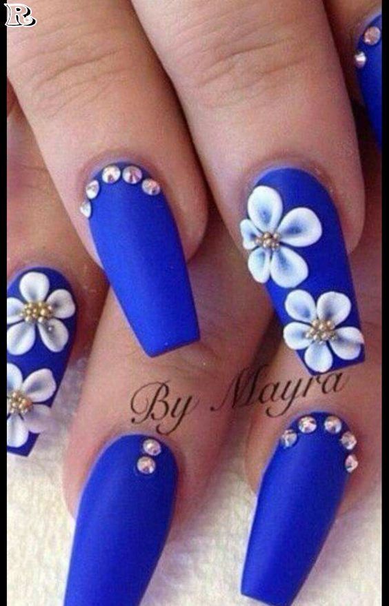 Hawaiian Flower Nail Art Designs - Reny styles