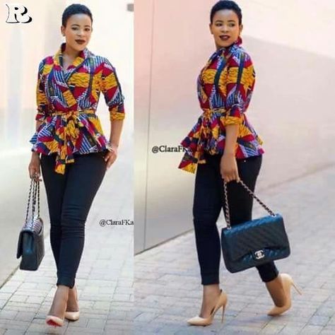 Latest kitenge outlet blouse designs