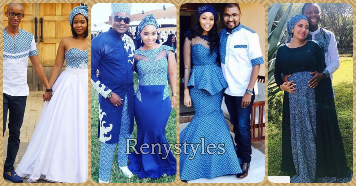 Clipkulture | Couple In Beautiful Matching African Print Dress and Shirt |  Couples african outfits, African traditional dresses, South african traditional  dresses