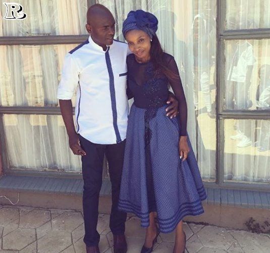 Couple hot sale shweshwe outfits