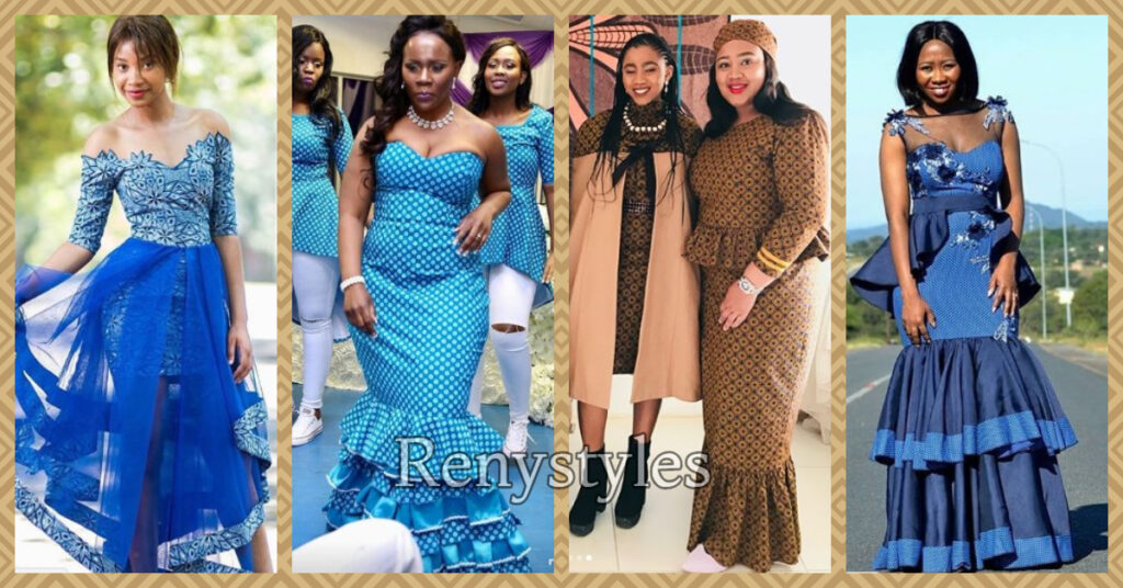 Top Shweshwe and jeans, shweshwe gown and shweshwe shirts in South ...