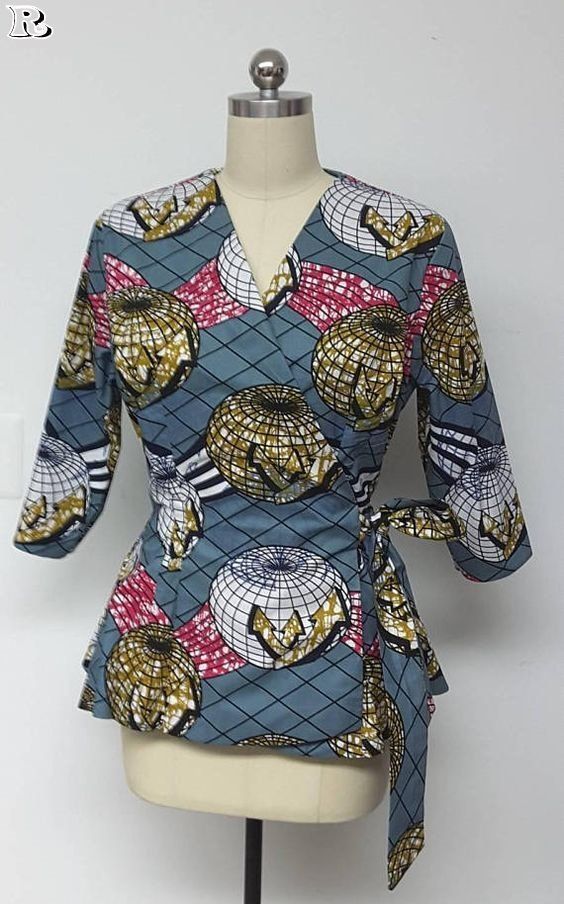 Ankara kitenge Tops 25 Styles - Reny styles kitenge Tops