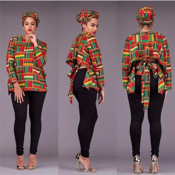 Ankara kitenge Tops 25 Styles - Reny styles kitenge Tops