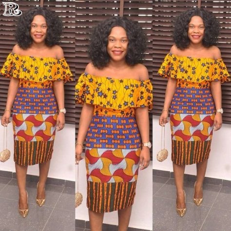 Ankara Skirts 2023 for church and the TGIF office outfit - Reny styles