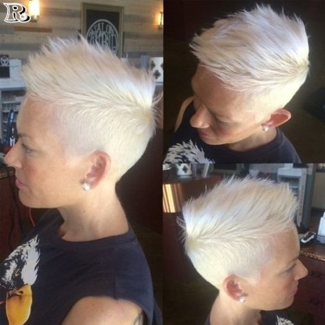 Top 20 White Pixie Haircut 2018 - Reny styles