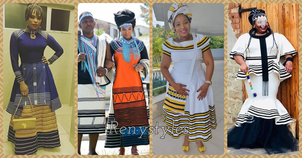 Latest 25 Traditional Xhosa Dresses Wedding For The Bride - Reny styles