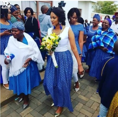 Choose shweshwe wedding dresses - Reny styles