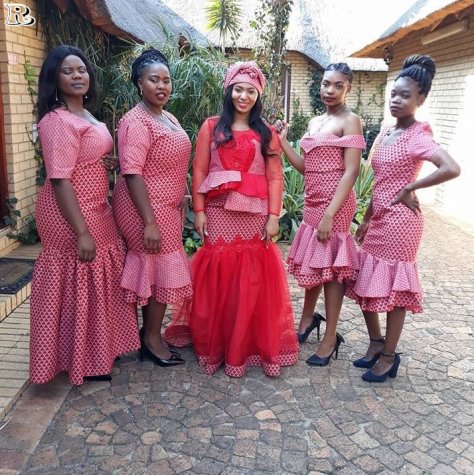 Seshweshwe dress, With the beginning of the year - Reny styles