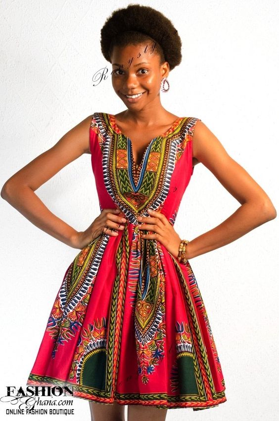 tight kitenge dress