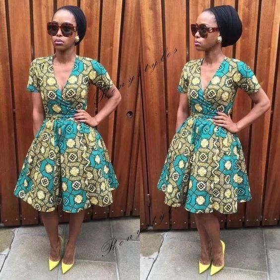 Kitenge design 2024 for slim ladies