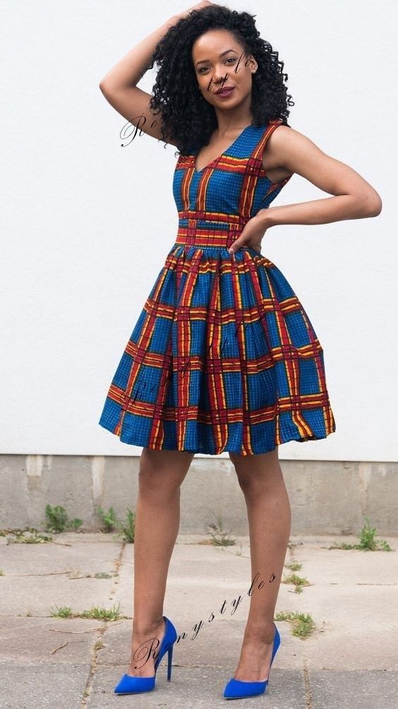 latest kitenge designs for short dresses 2018