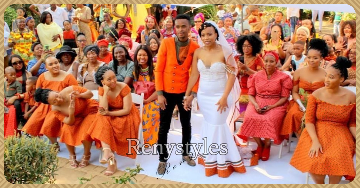 orange shweshwe dresses