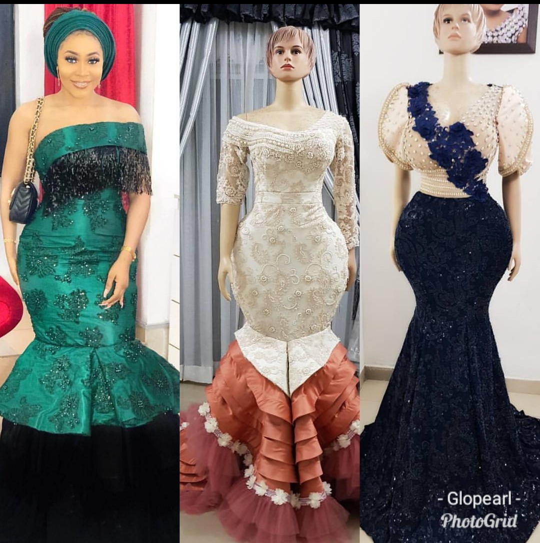 Wonderful Nigerian Aso Ebi dresses 2019
