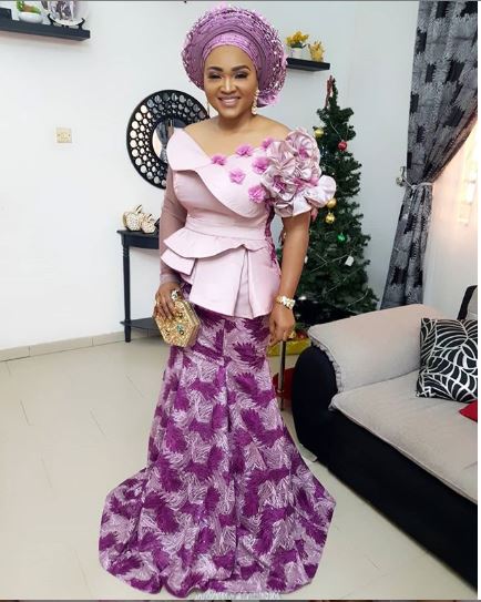 Peplum lace aso ebi cheap styles