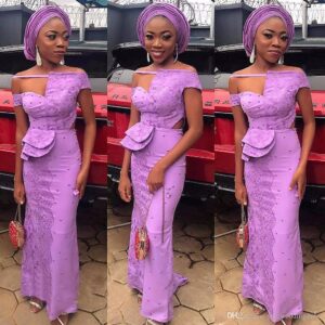 Check out these Latest Aso Ebi Peplum Styles - Reny styles