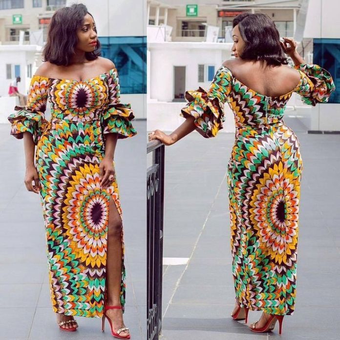 Newest 17 bell sleeve ankara dresses 2023 - Reny styles