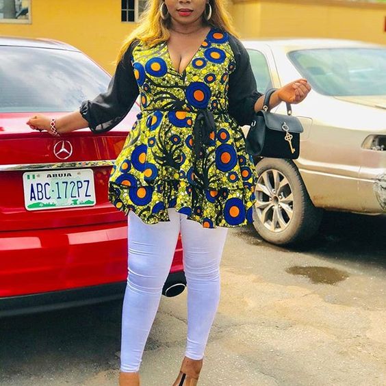 Latest ankara clearance peplum tops 2019