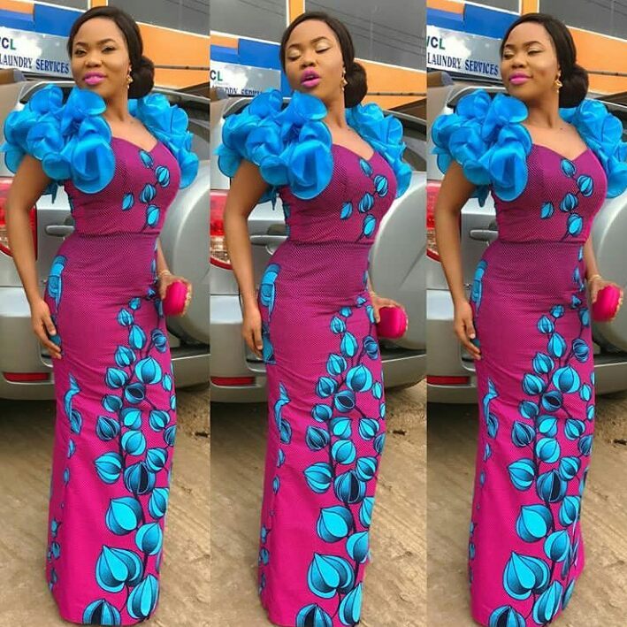 Long Gown Ankara, Latest 2023 Styles - Reny styles