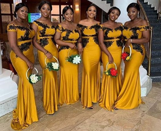 African Nigeria Bridesmaid Dress With a Style and Fashion ...