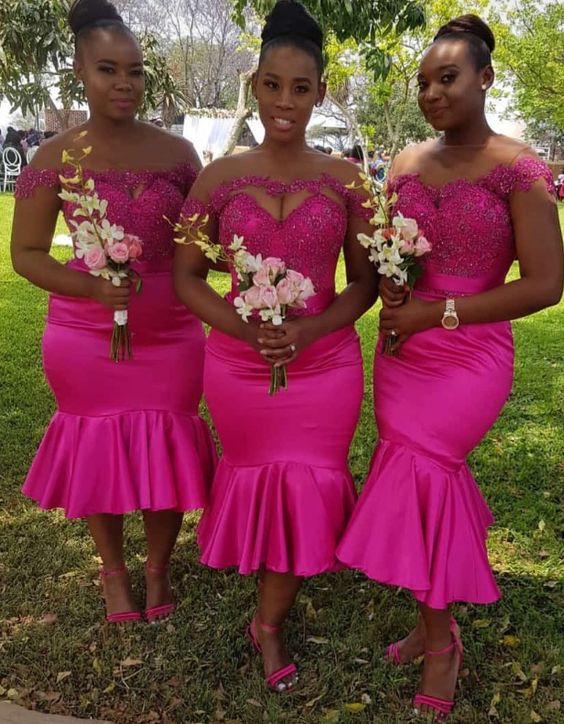 African Nigeria Bridesmaid Dress With a Style and Fashion