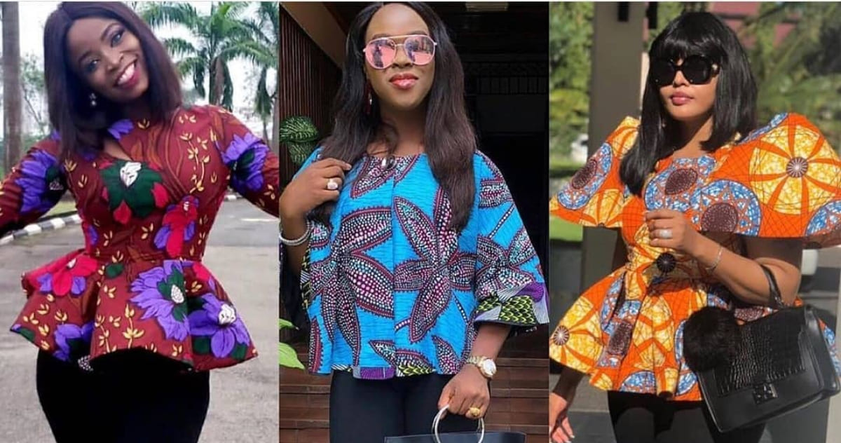 Perfect Ankara tops with different shades For Fabulous Ladies - Reny styles