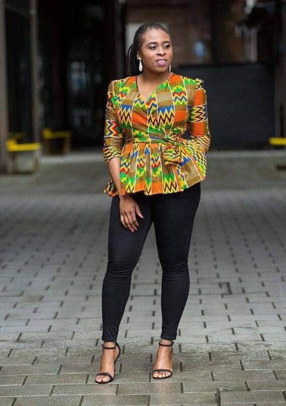 Beautiful ankara best sale peplum tops