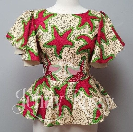 nigerian peplum blouses