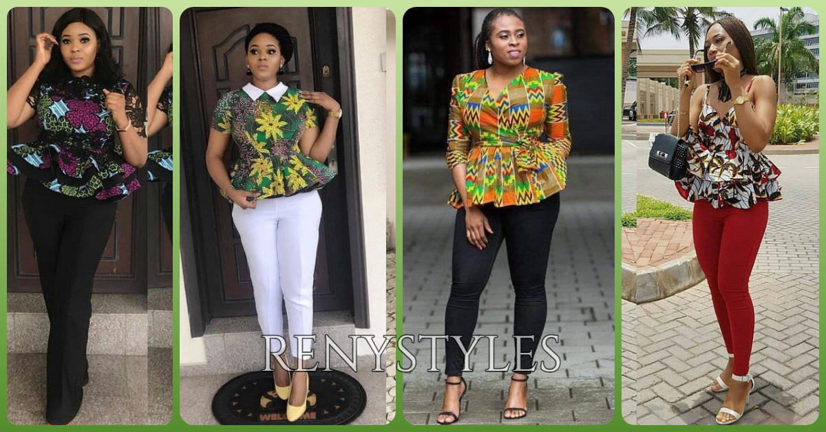 latest peplum ankara styles