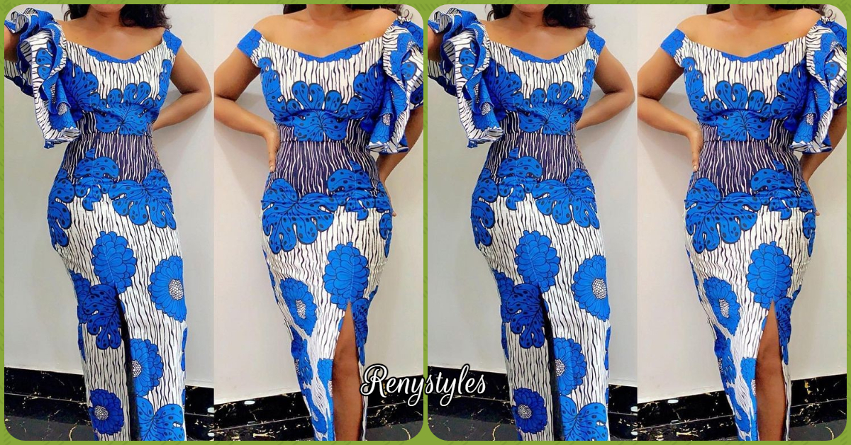 Elegant dress | African dress, Long african dresses, African print dress  designs